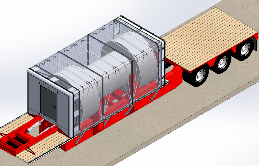 Diversified Cover Solutions custom trailer tarp system